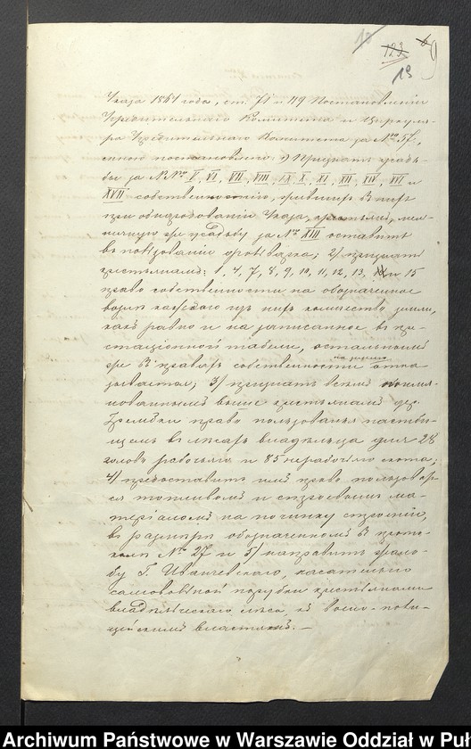 image.from.unit.number "O urządzaniu chłopów byłej rządowej wsi Grębki, gm. Komorowo wchodzącej w skład prywatnej własności tejże nazwy podlegającej ziemianinowi Antoniemu Zielińskiemu"