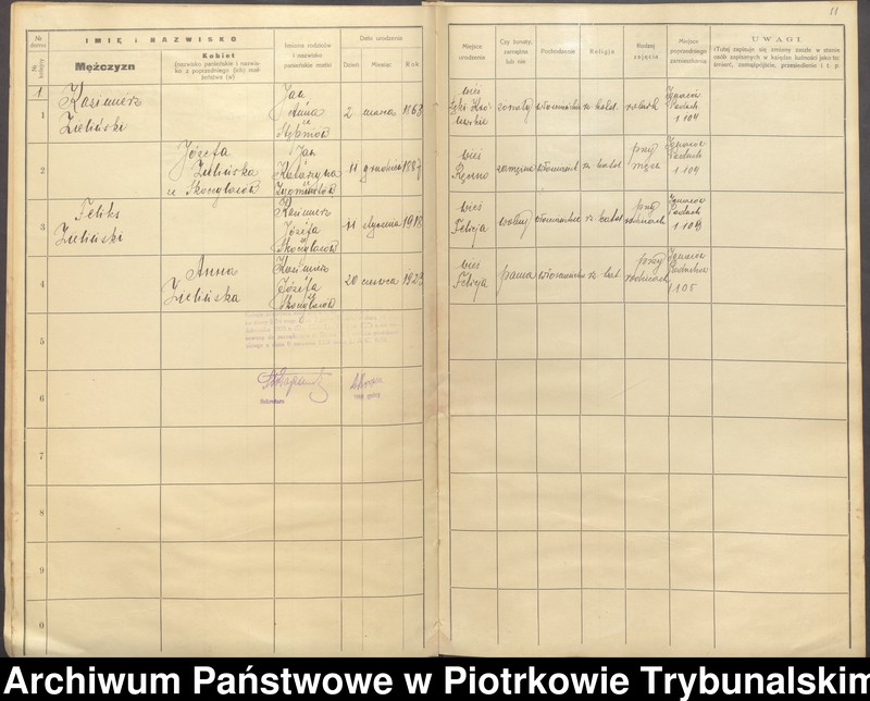 image.from.unit.number "[Księga ludności stałej gminy Ręczno] wieś Ignaców Poduchowny i Nowinki"