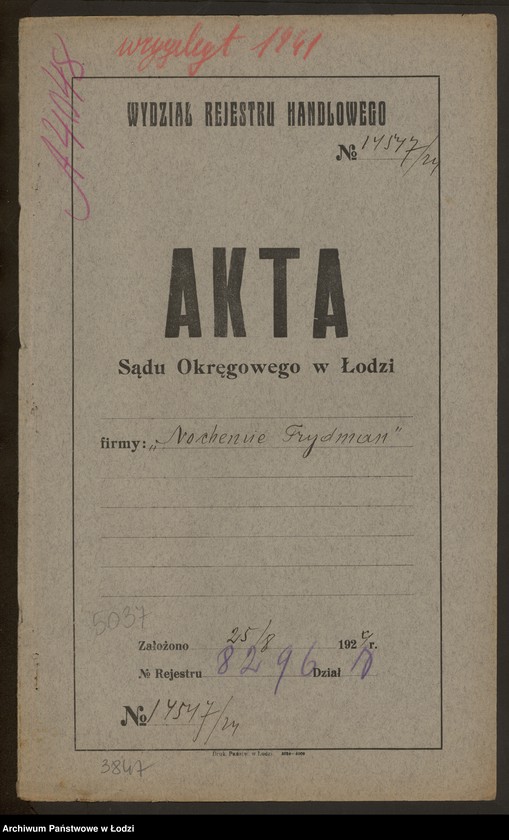 image.from.unit.number "Nochemie Friedman- sprzedaż przyborów fotograficznych"