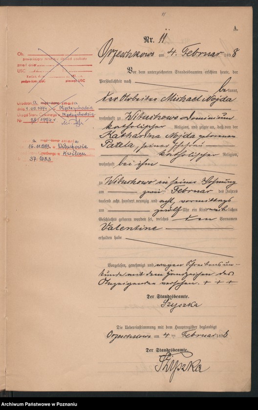 Obraz 14 z jednostki "Księga urodzeń"