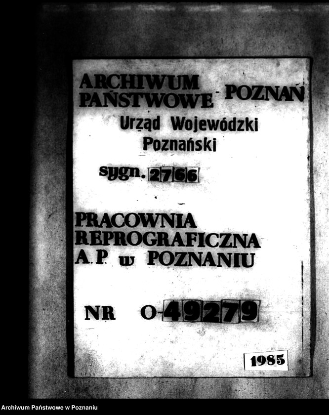 Obraz 1 z jednostki "Parcelacja majątków w powiecie szubińskim /wykaz./"