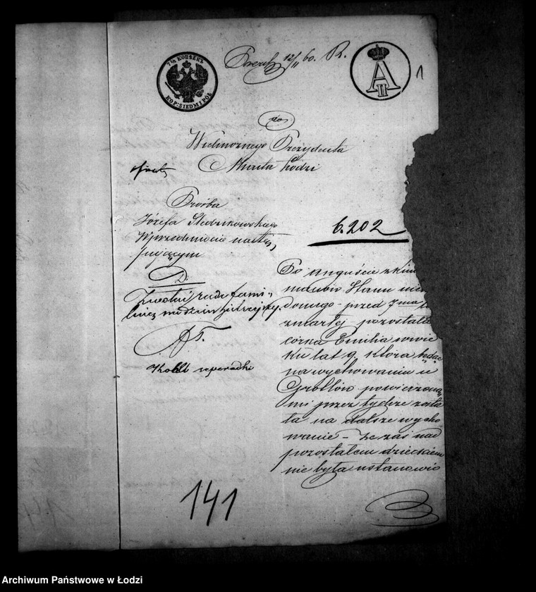 Obraz 5 z jednostki "Akta tyczące się ustanowienia opieki nad nieletnią Emilią Ingeborg po zmarłej Auguście z Kindermanów Kohl"