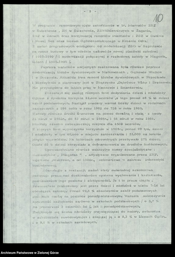 image.from.unit.number "Protokóły z posiedzeń Prezydium Wojewódzkiej Rady Narodowej w Zielonej Górze; Nr 25 - 27 "