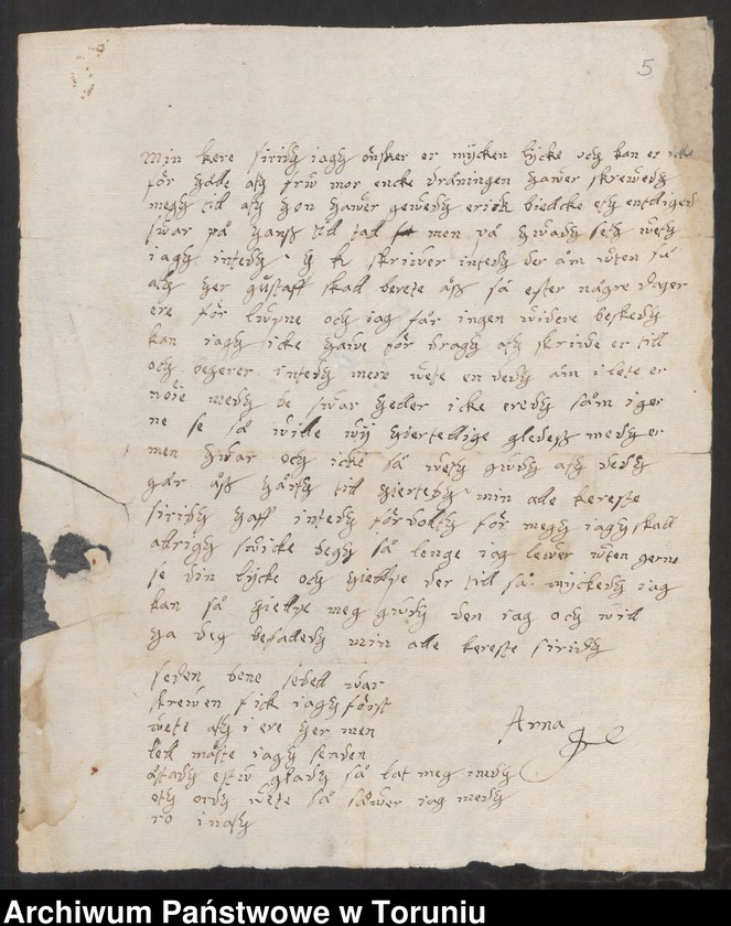 image.from.unit.number "[Listy Anny Wazówny do Guldensternów]"