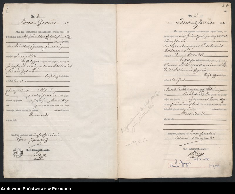 Obraz 5 z jednostki "Księga urodzeń t. I"