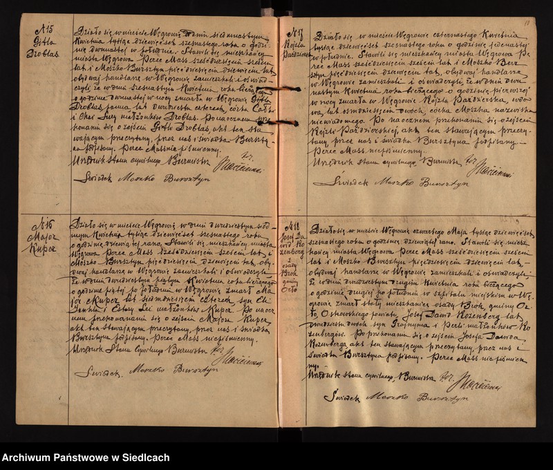 image.from.unit.number "Księga aktów zgonów wyznania mojżeszowego [wpisy od aktu 1 z listopada 1915 roku]"