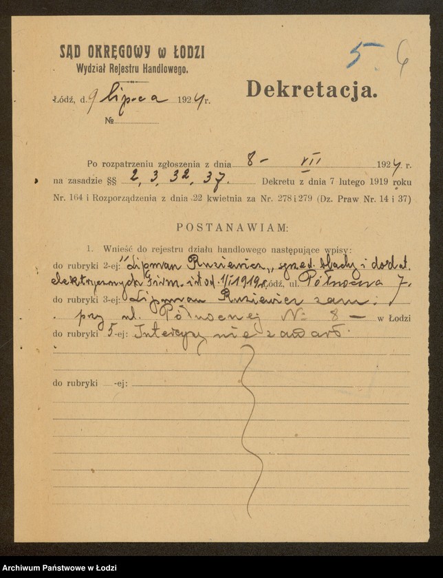 Obraz 8 z jednostki "Lipman Ruziewicz- sprzedaż blachy i dodatków do oświetlenia"