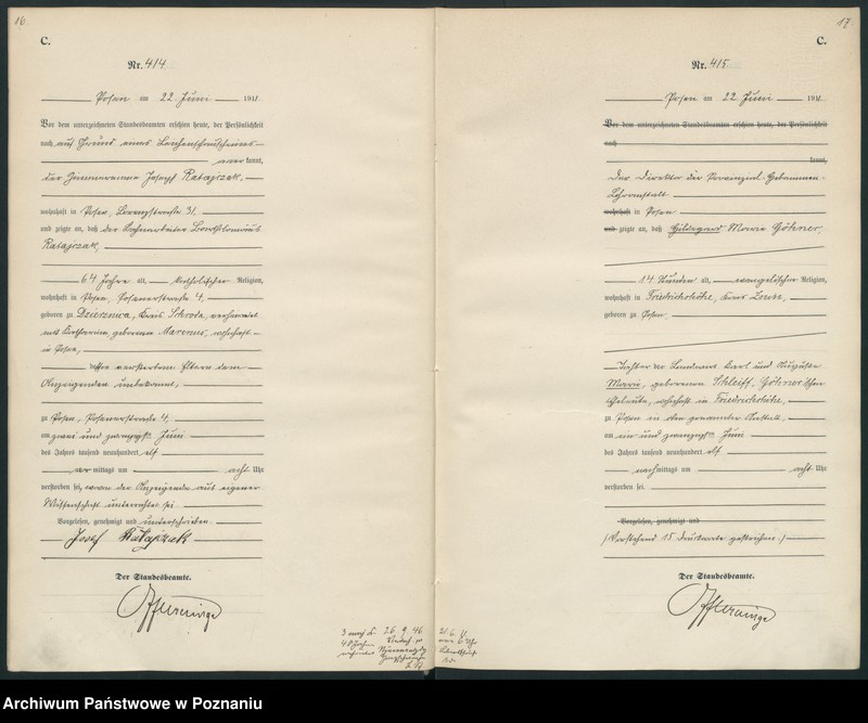 Obraz 11 z jednostki "Księga miejscowa zgonów tom II [Rejestr główny zgonów]"