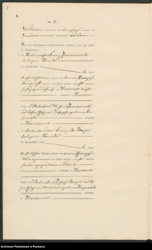 Obraz 10 z jednostki "Heiraths-Haupt-Register"