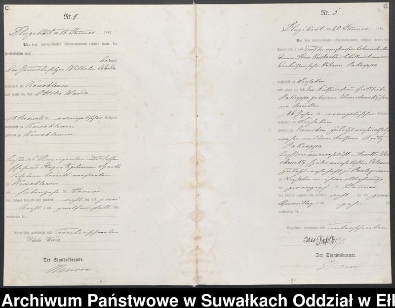 image.from.unit.number "[Sterbe-Haupt-Register des Königlich Preussischen Standes-Amtes Kumilsko Kreis Johannisburg]"