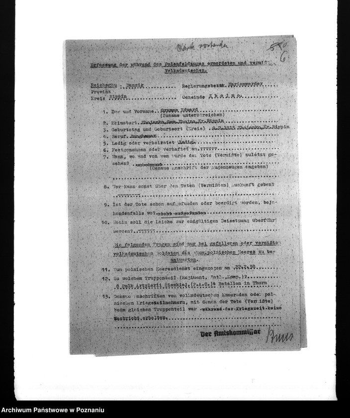 Obraz 10 z jednostki "Amtliche Meldungen Kreis Rypin"