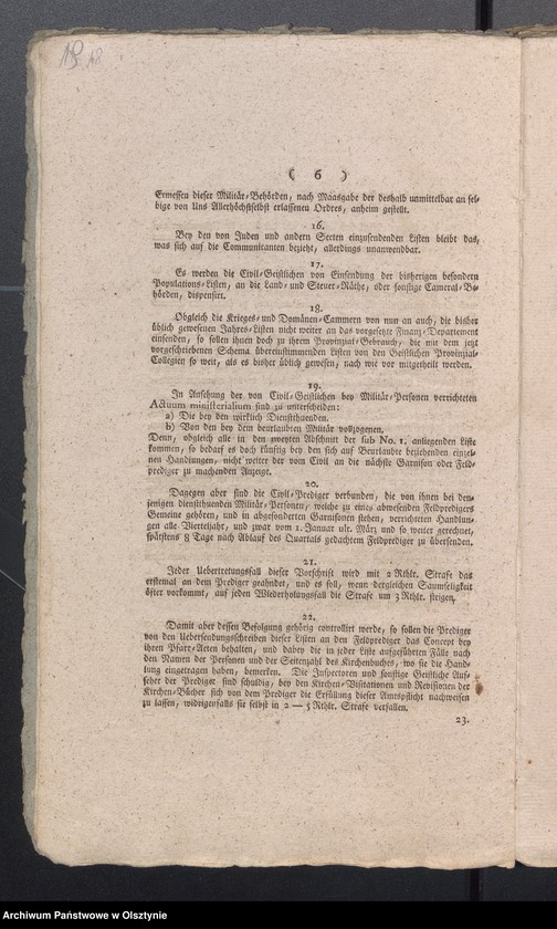 image.from.unit.number "Königliche Verordnungwegen Anfertigung und Einsendung der Jährlichen Populations Listen"