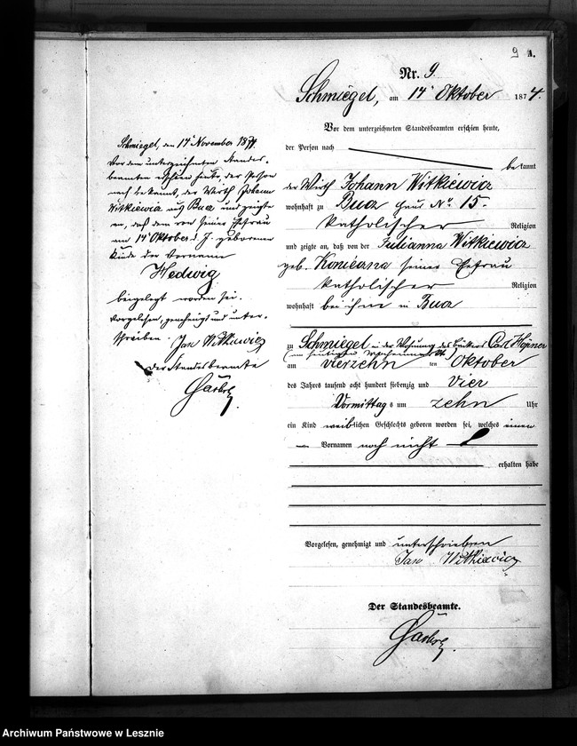 Obraz 12 z jednostki "[Księga urodzeń - miasto]"