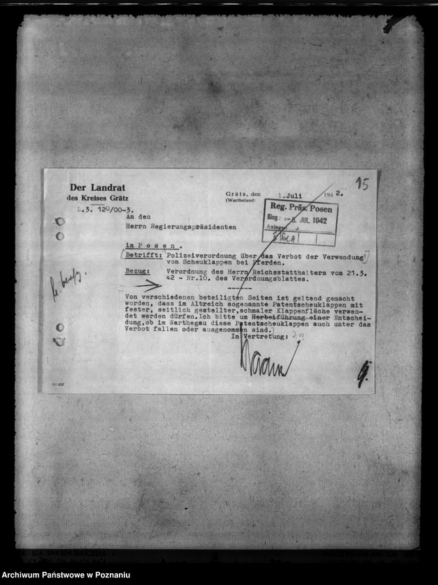 Obraz 19 z jednostki "Tierquälerei an Pferden. Scheuklappen."