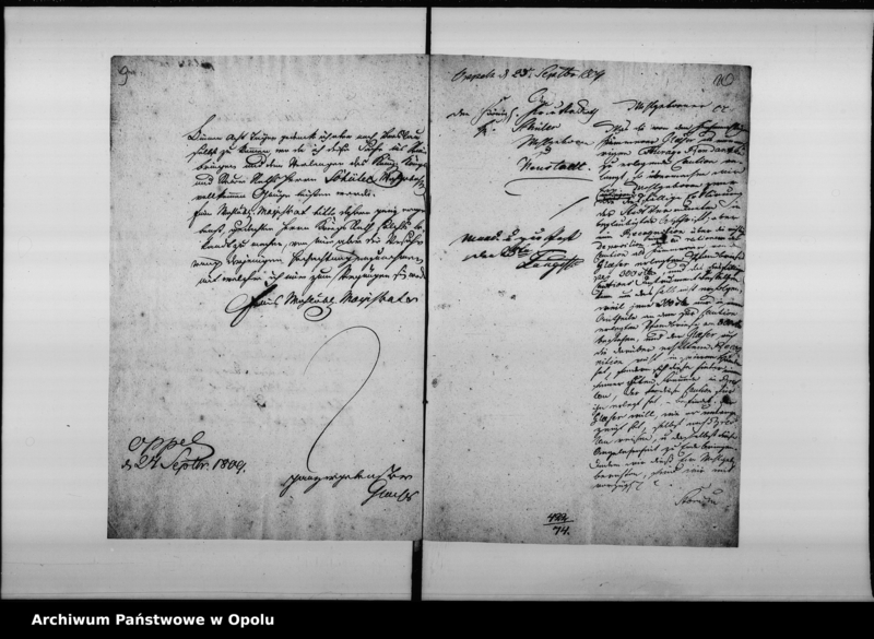 Obraz 12 z jednostki "Acta von Anstellung des fourage Magazin Rendanten zu Oppeln so wie dessen Cautions Leistung und Amtsführung betreffend. de anno 1809 bis um [1817]"