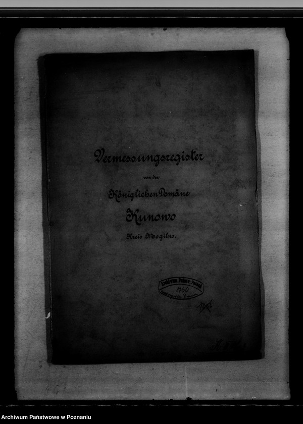 Obraz 4 z jednostki "Vermessungsregister von der Königlichen Domäne Kunowo"
