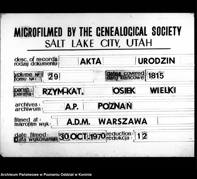 Obraz 13 z jednostki "Akta urodzonych"