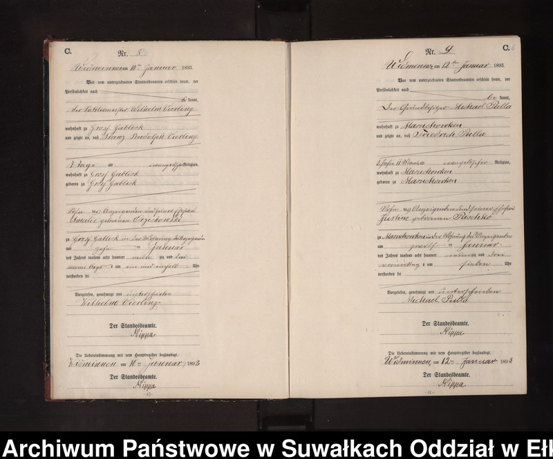 image.from.unit.number "Sterbe-Neben-Register des Preussischen Standes-Amtes Widminnen Kreis Loetzen"