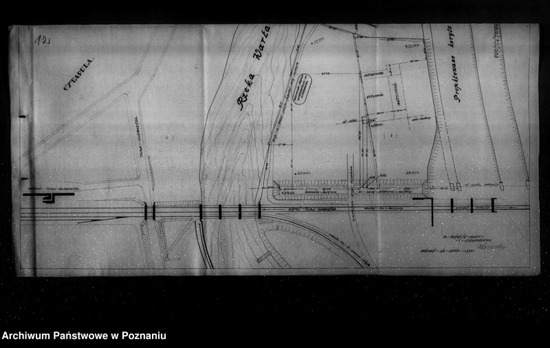 Obraz 17 z jednostki "Projekt budowy Elektrowni Miejskiej w Poznaniu plany sytuacyjne"