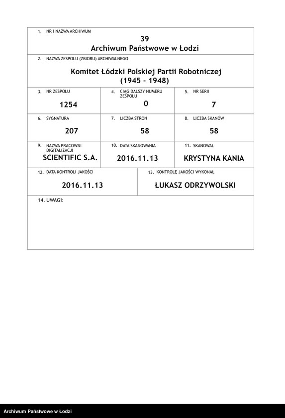 Obraz 1 z jednostki "Zjednoczenie Energetyczne Okręgu Łódzkiego; protokoły [konferencji], sprawozdania [z produkcji]"