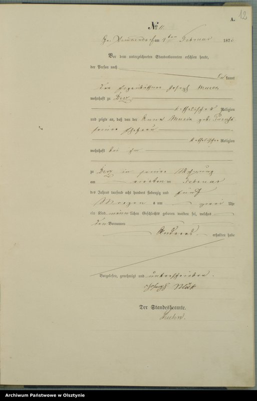 image.from.unit.number "Haupt-Geburts-Register Nr 1 - 119"