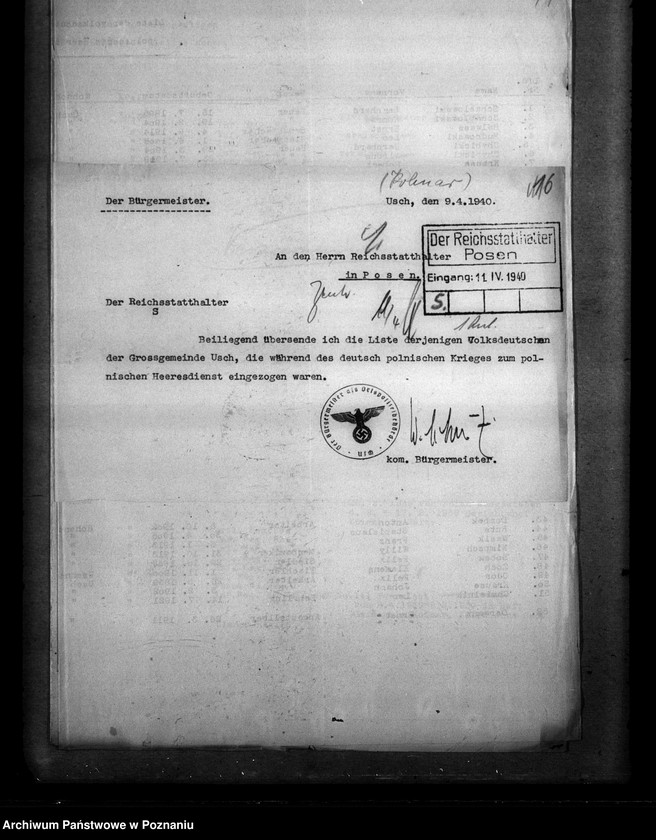 Obraz 20 z jednostki "Amtliche Meldungen Kreis Kolmar (Chodzież)"