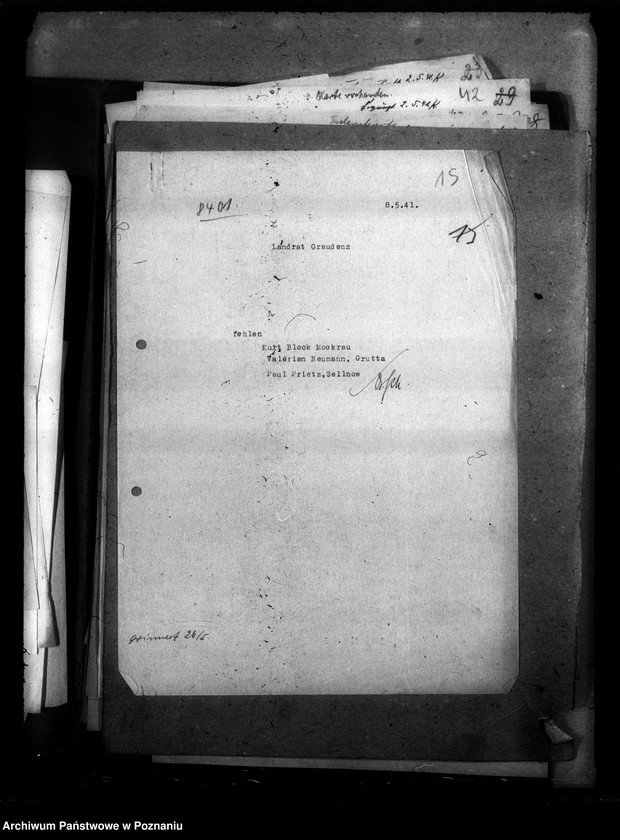 Obraz 19 z jednostki "Amtliche Meldungen Kreis Grandenz (Grudziądz)"