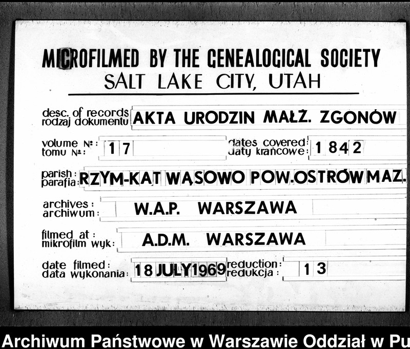 image.from.unit.number "Akta urodzeń, małżeństw i zgonów"