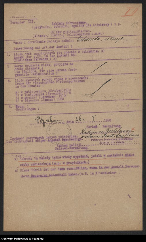 Obraz 13 z jednostki "[Wykaz szpitali i innych zakładów opiekuńczych działających na terenie Poznania]"