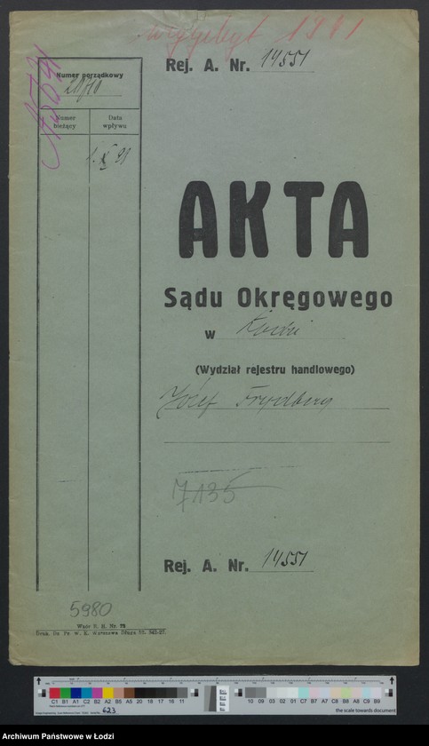 Obraz 2 z jednostki "Józef Frydberg – pośrednictwo handlowe"