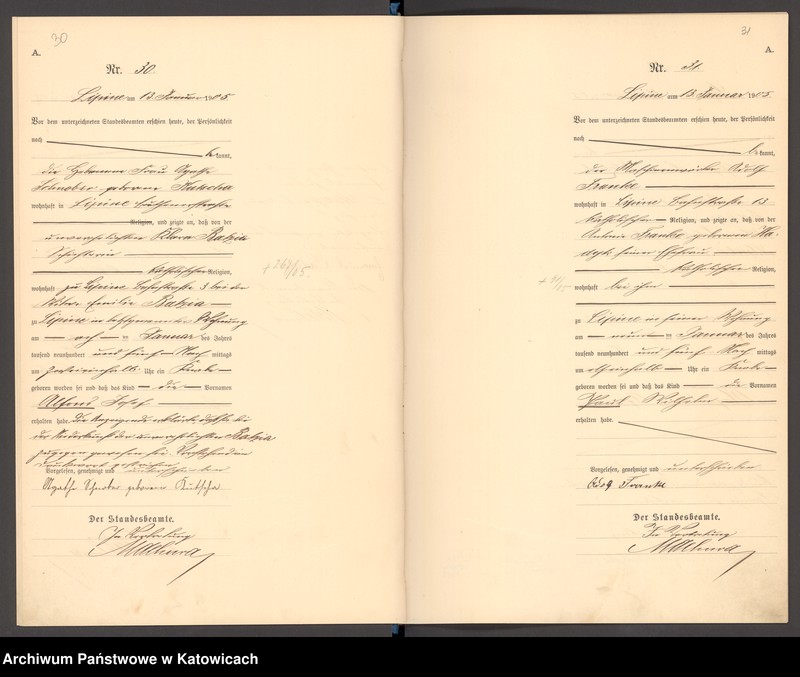 image.from.unit.number "Księga urodzeń T. I nr 1-592"