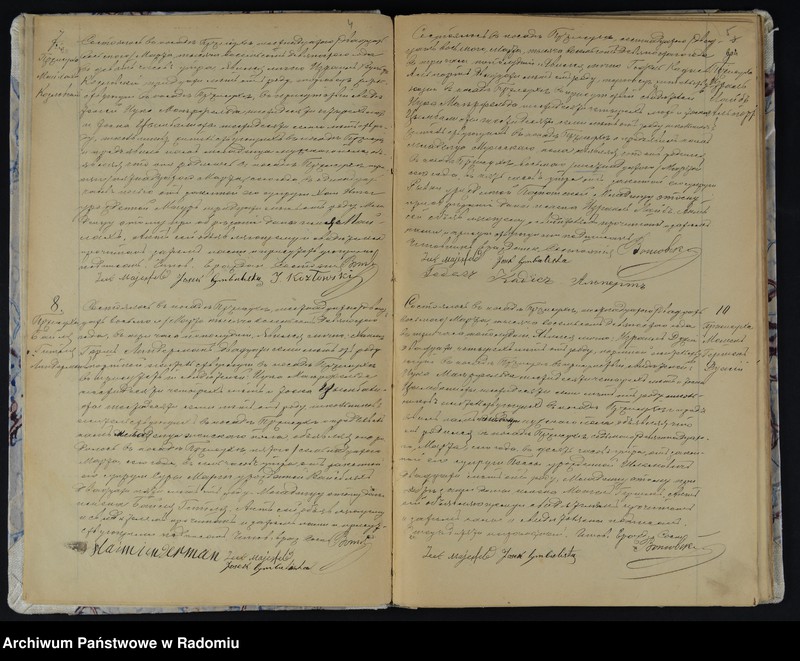 Obraz 7 z jednostki "[Duplikat akt urodzonych, zaślubionych i zmarłych Okręgu Bóżniczego Przysucha za 1890 r.]"