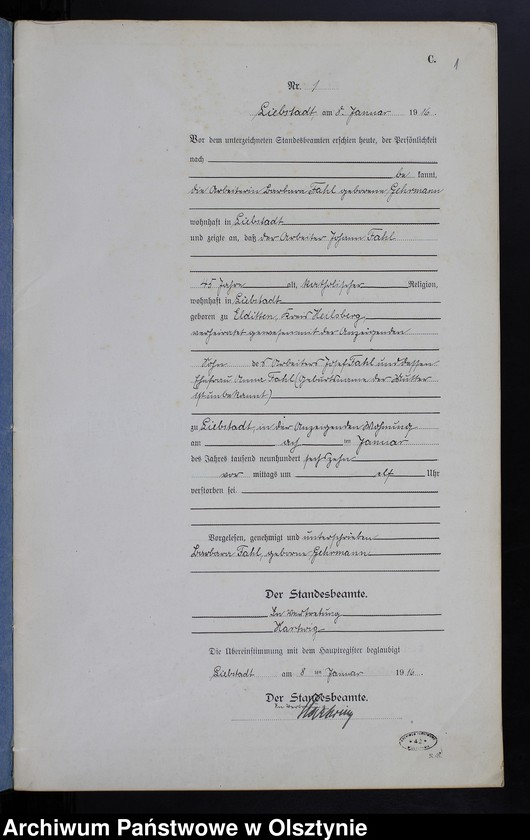 image.from.unit.number "Sterbe-Neben-Register Nr 1 - 47"