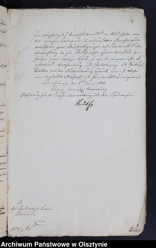 image.from.unit.number "Die Verpachtung der zur lituanischen Elementar Schule gehörigen Wiesen"