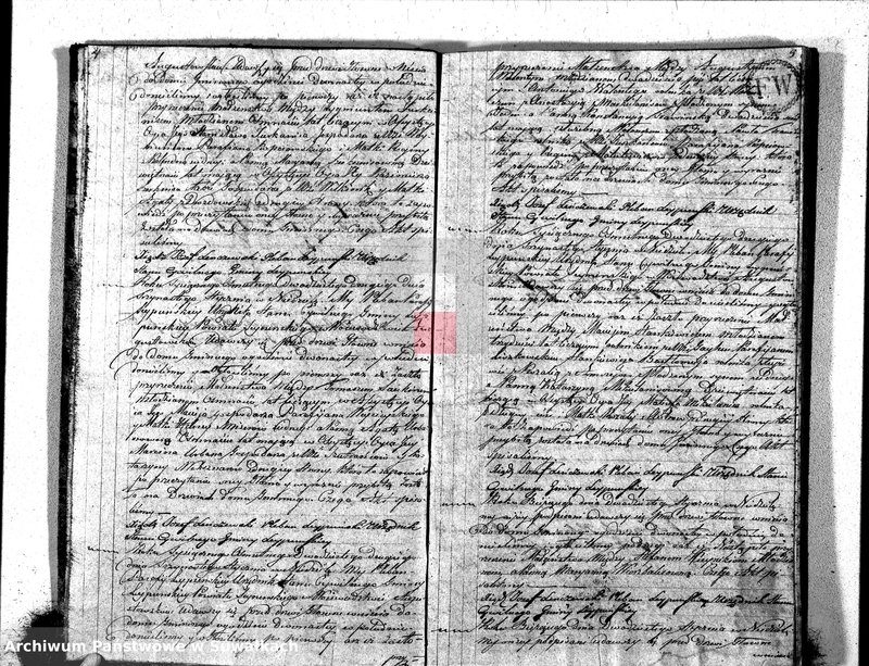 Obraz 5 z jednostki "Księga Aktów Małżeństwa Gminy Leypuńskiej od 1-o Stycznia z Roku 1822"