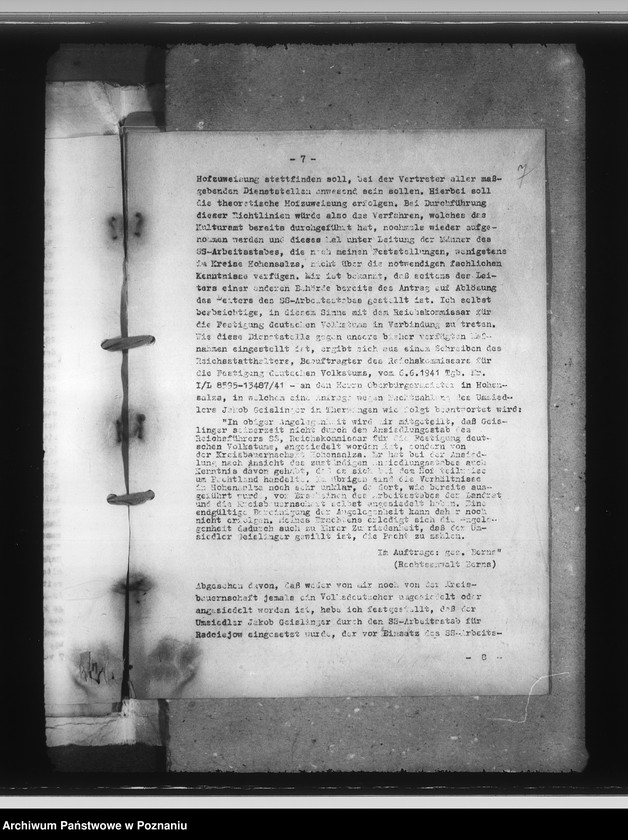 Obraz 11 z jednostki "Sprawozdanie sytuacyjne prezesa rejencji inowrocławskiej"