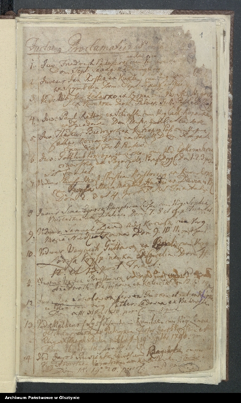 Obraz 5 z kolekcji "Najcenniejsze zbiory Archiwum Państwowego w Olsztynie111"