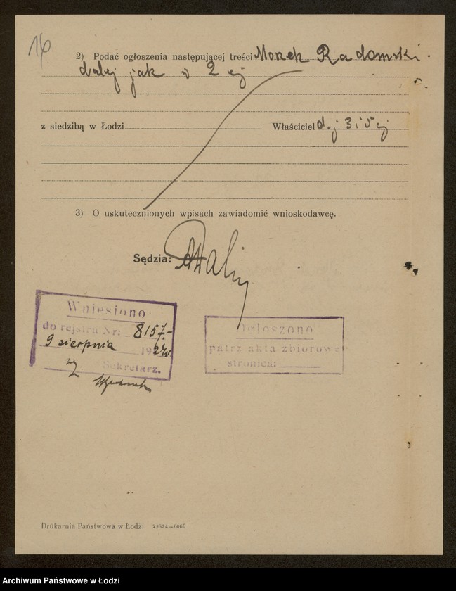 Obraz 18 z jednostki "Moszek Radomski- sprzedaż wyrobów tabacznych"