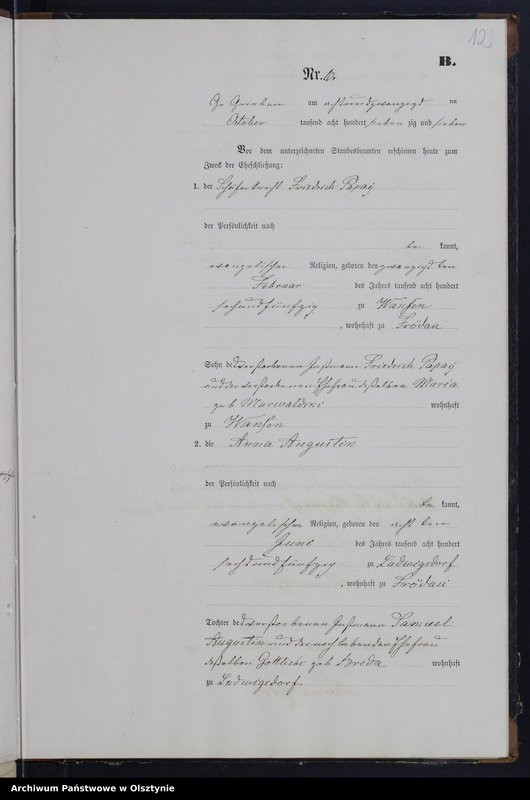 image.from.unit.number "Heiraths-Neben-Register Nr 1 - 16"