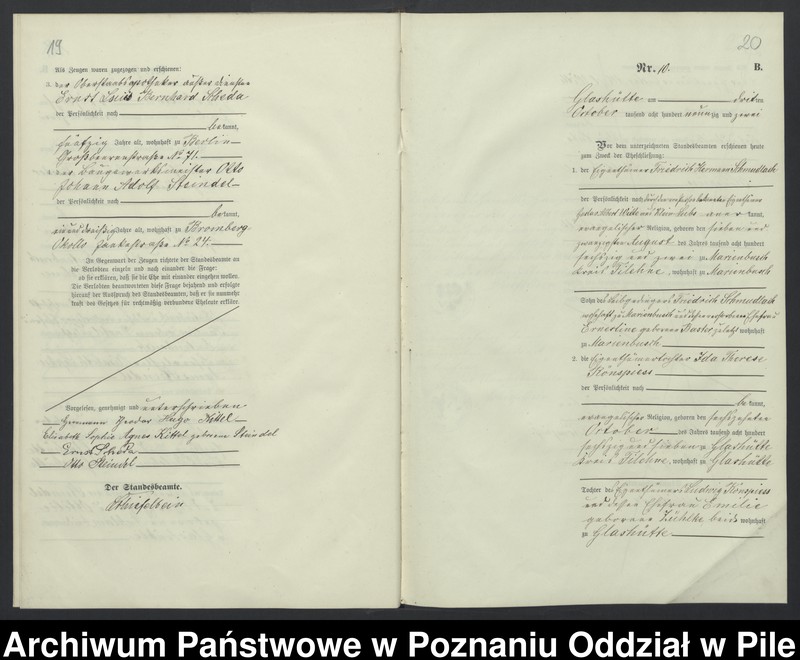 Obraz 13 z jednostki "Księga małżeństw"