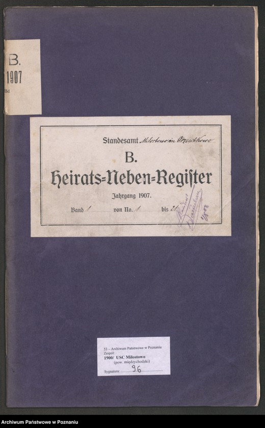 Obraz 2 z jednostki "Heirath-Neben-Register"