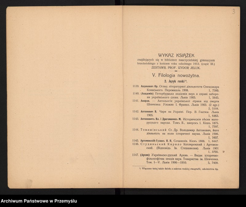 image.from.unit.number "Sprawozdanie Dyrekcji c.k. Gimnazjum Wyższego w Brzeżanach za rok szkolny 1912/13"