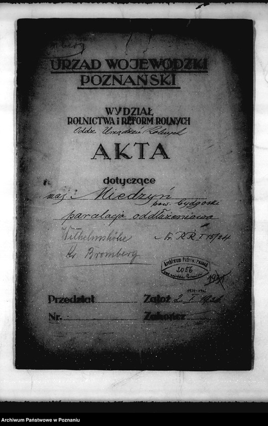 Obraz 4 z jednostki "Majątek Miedzyń powiatu bydgoskiego parcelacja oddłużeniowa"