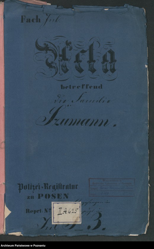 Obraz 2 z jednostki "A. betr. die Familie Szuman"