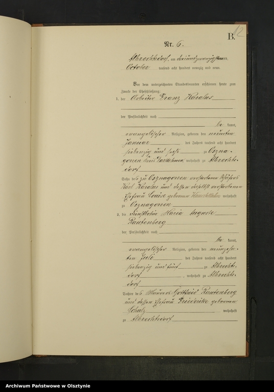 image.from.unit.number "Heiraths-Neben-Register Nr 1 - 13"