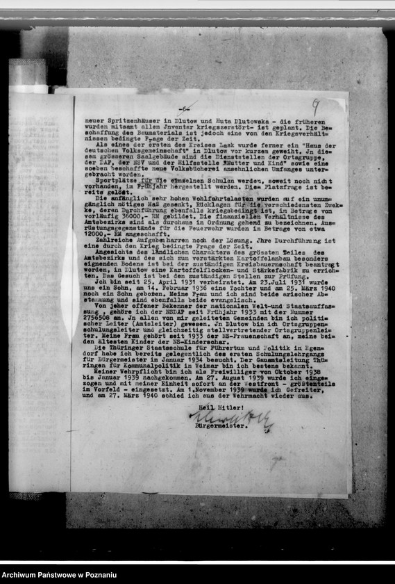 Obraz 13 z jednostki "Schweitzer, Benjamin - komisarz obwodowy w Dłutowie, powiat Łask"