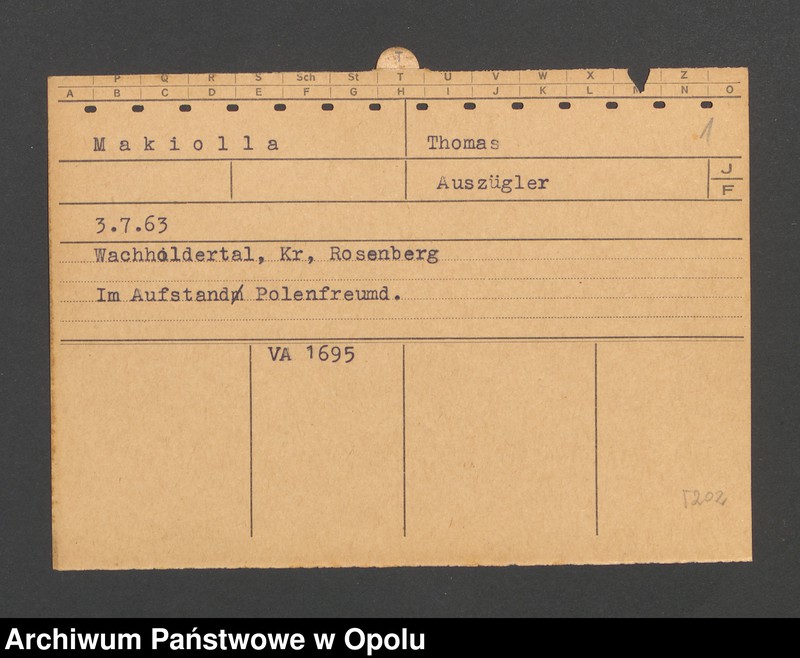 Obraz 3 z jednostki "[Makiolla Thomas, ur. 3.7.1863, zam. Wachholdertal]"