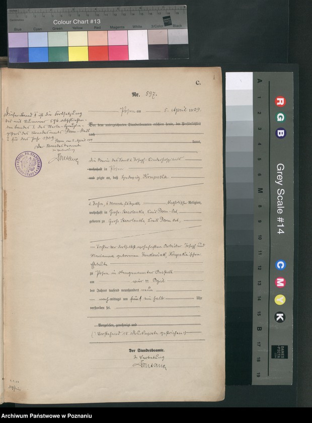 Obraz 3 z jednostki "Księga miejscowa zgonów tom II [Rejestr główny zgonów]"