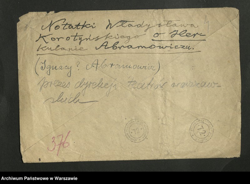 image.from.unit.number "Abramowicz Ignacy - prezes Dyrekcji Teatrów Warszawskich"