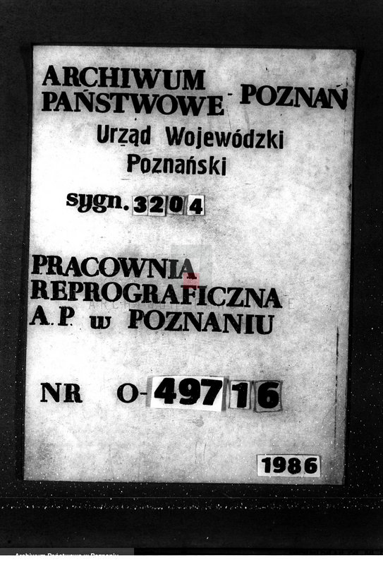 Obraz 1 z jednostki "/Nadzór nad lasami majętności Maciejewo w powiecie czarnkowskim/"